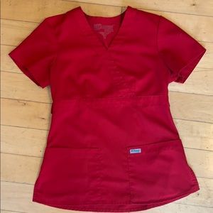 Grey's Anatomy Women's XS Mock Wrap Scrub Top